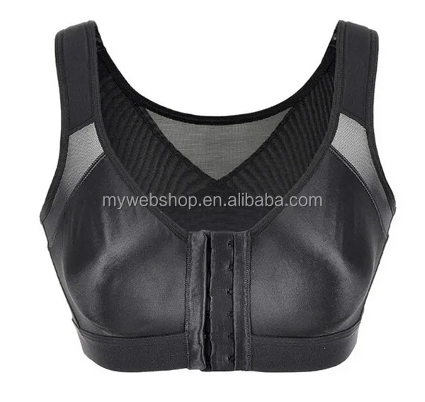 Professional Shockproof Level 3 Front Closure and Stable Cross Back Strap seamless push up bra yoga sport bra young girls bra