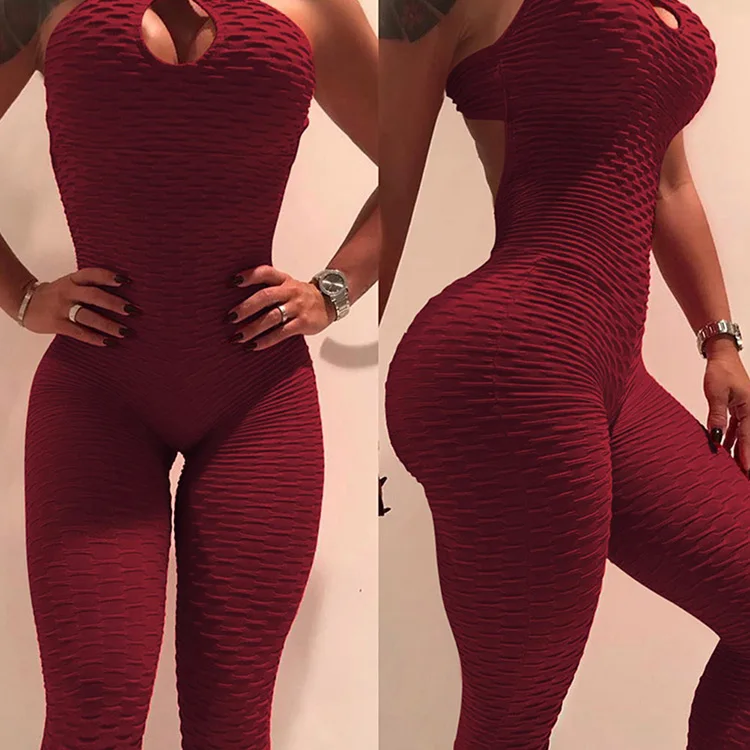 
Private Label Playsuit Bodycon Jumpsuit Fitness Apparel Active Wear Women 