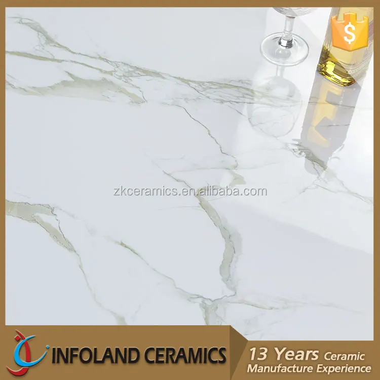 Popular Italian White Carrara Marble Floor Tile