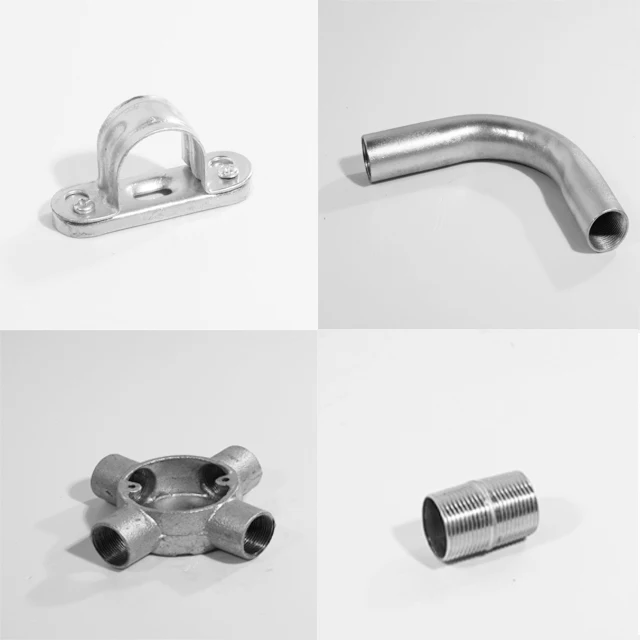 BS EN 61386-21:2010,IEC 61386-1:2008  Malleable H Type 4 Way Conduit Box