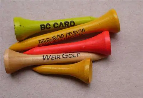 Пластиковая или деревянная футболка для гольфа с логотипом на заказ