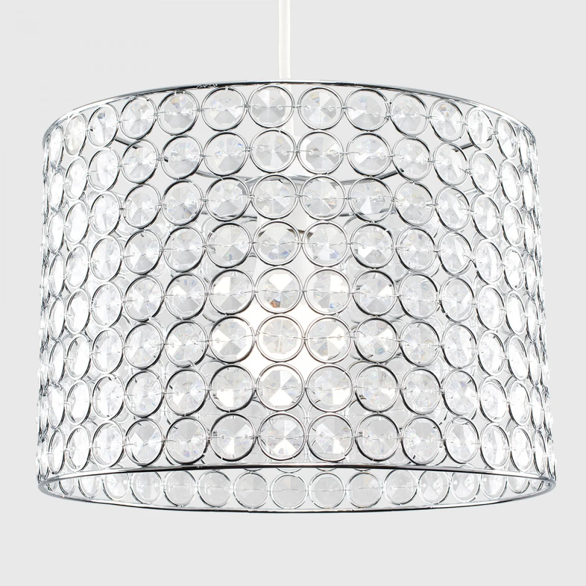 Ducy Pendant Shade with Clear Beads
