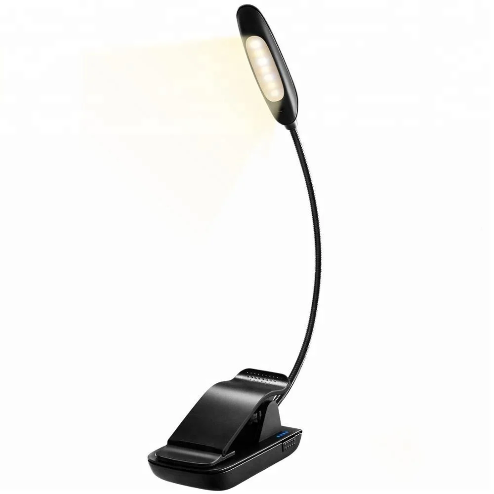 
LED Book Light with 9-Level Warm/Cool White Brightness Eye Care Lamp with Power Indicator Perfect for Bookworms & Kids 