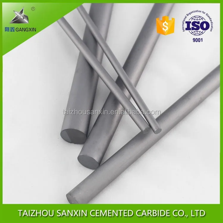 Manufacturer stock blank solid tungsten carbide round bar for cutting tool sanxin