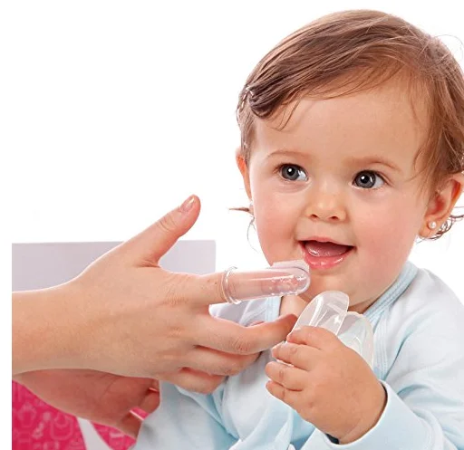 Approved Silicone Finger Baby Toothbrush,Baby Girl Toothbrush Finger Set