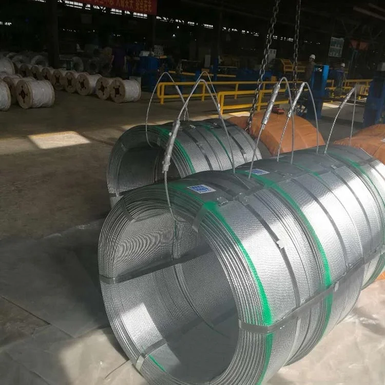 2.4mm*3.0mm hot dipped Oval Galvanized Steel Wire