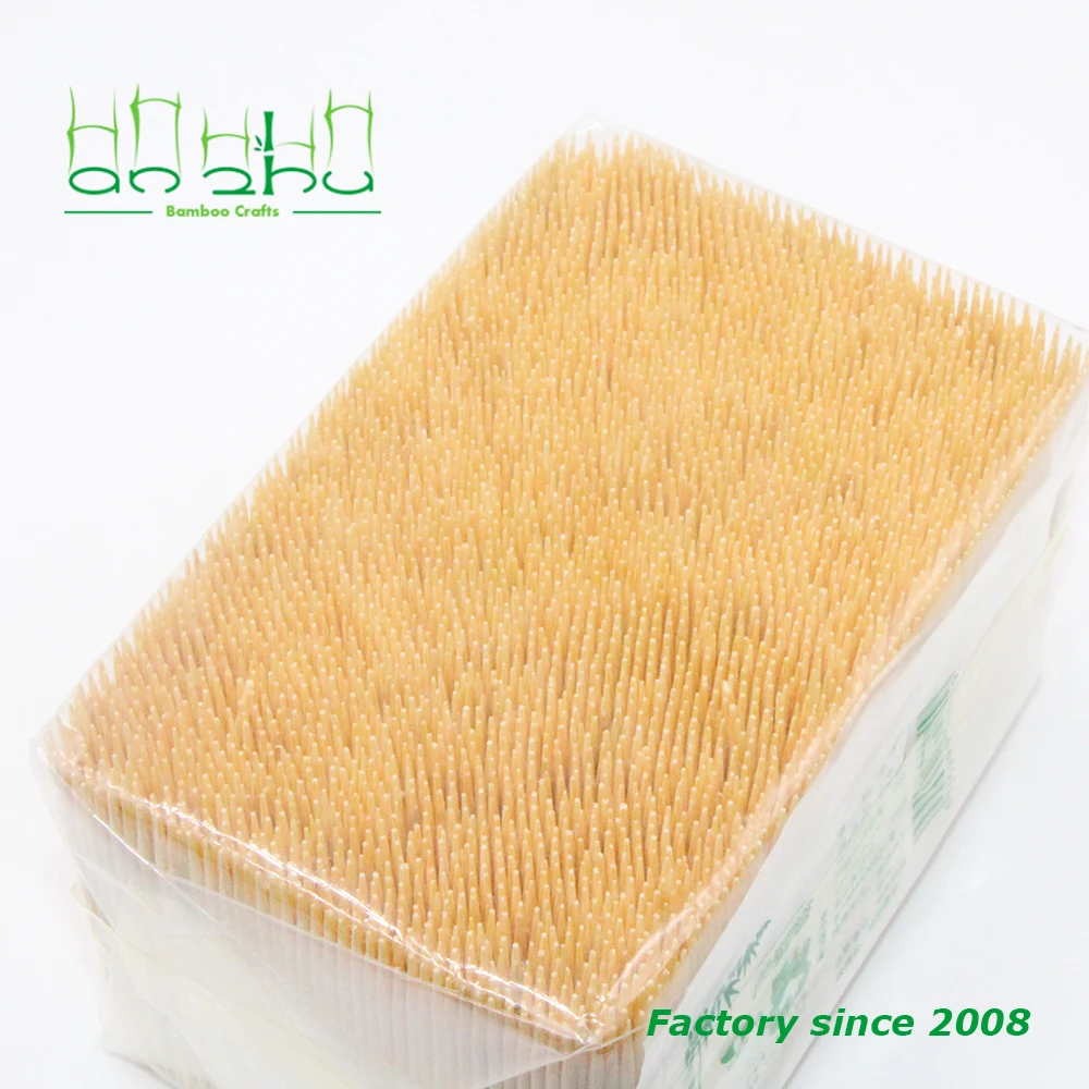 Плоские бамбуковые зубочистки 65*2,0 мм