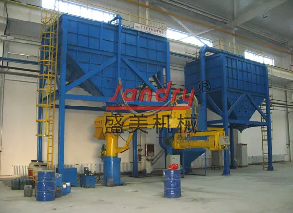 
continious furan resin sand treatment machine/sand mixer 