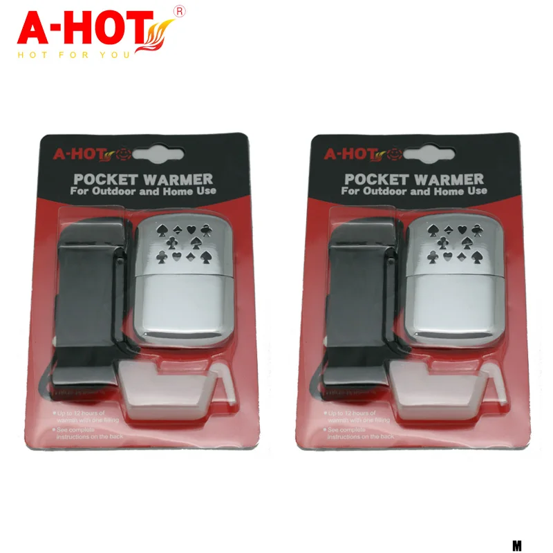 Stainless steel pocket and warmer indoor outdoor activities small heater warmer in pocket