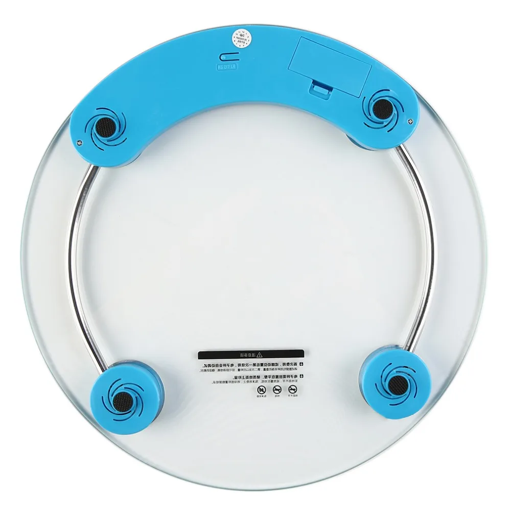 Digital Bathroom Body Electric Weight Scale Custom Pattern Square 180kg High Accurate Digital Load Cell Weight Function White