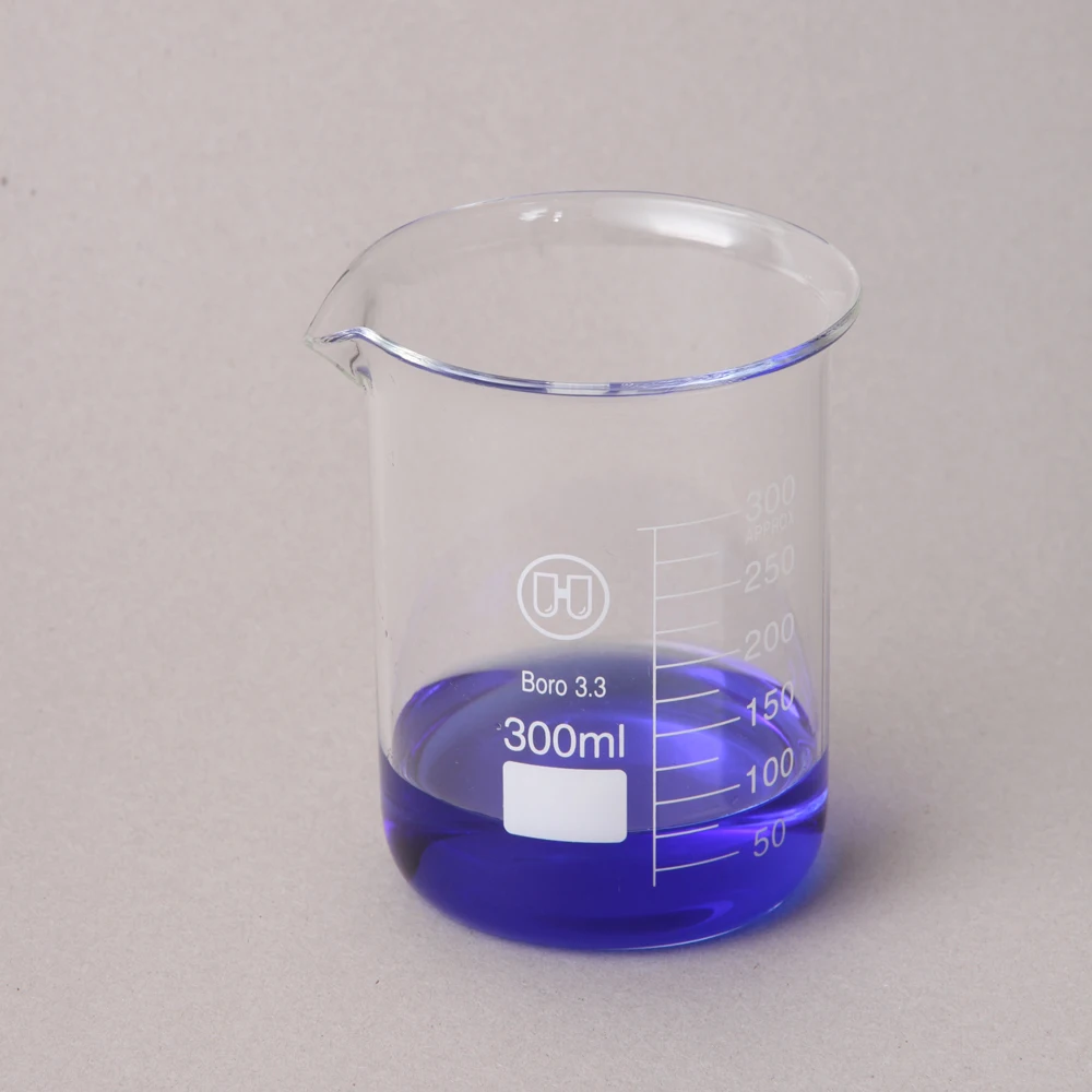 
150ML Laboratory low form glass Measuring beaker supplier 