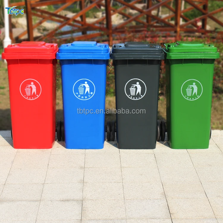 240 Liter waste garbage recycle China wheelie bin