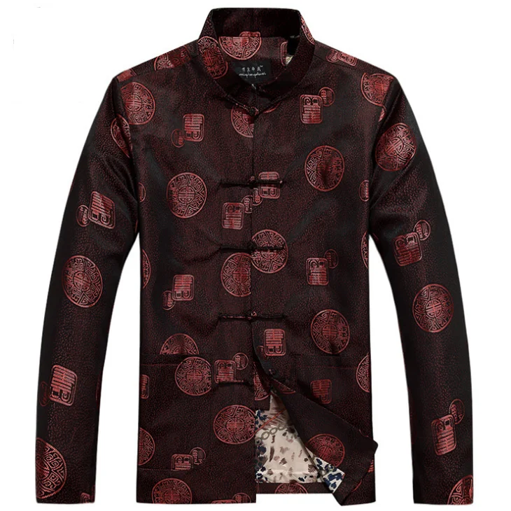 Новое поступление 2018, китайский костюм Тан для мужчин с торговой гарантией