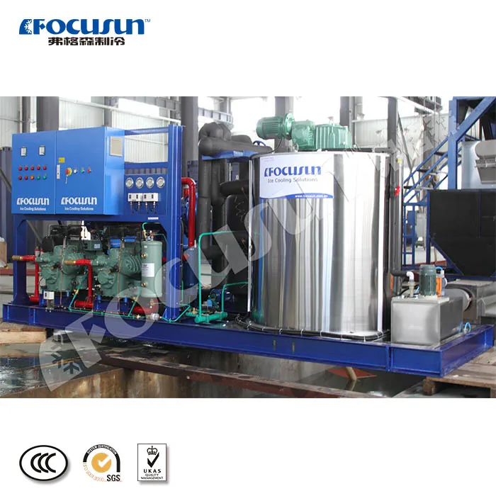 10 ton fresh water flake ice machine be directly slice ice scale ice maker used for stirring and mixing refrigerated materials