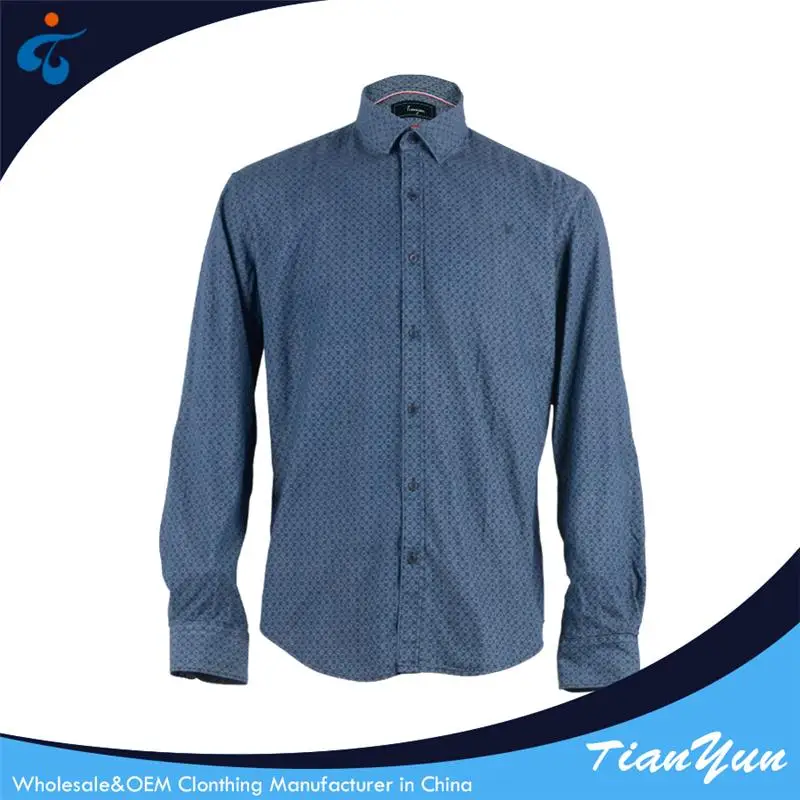 Индивидуальные Дизайнерские осень печатных джинсы мужские рубашки