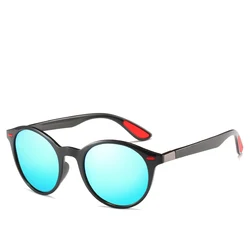 Vintage Polarized Sunglasses For Women Classic Round Sunglasses Men TR Frame