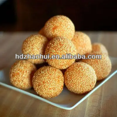 Chinese Snacks Sweet Food Sesame Ball with red bean paste filling Halal Food