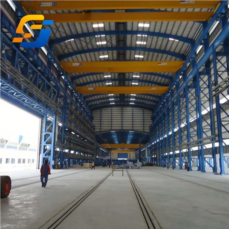 Manufacture Light Modern Steel structure fabrication prefabricated Frame Modular Workshop Warehouse Building