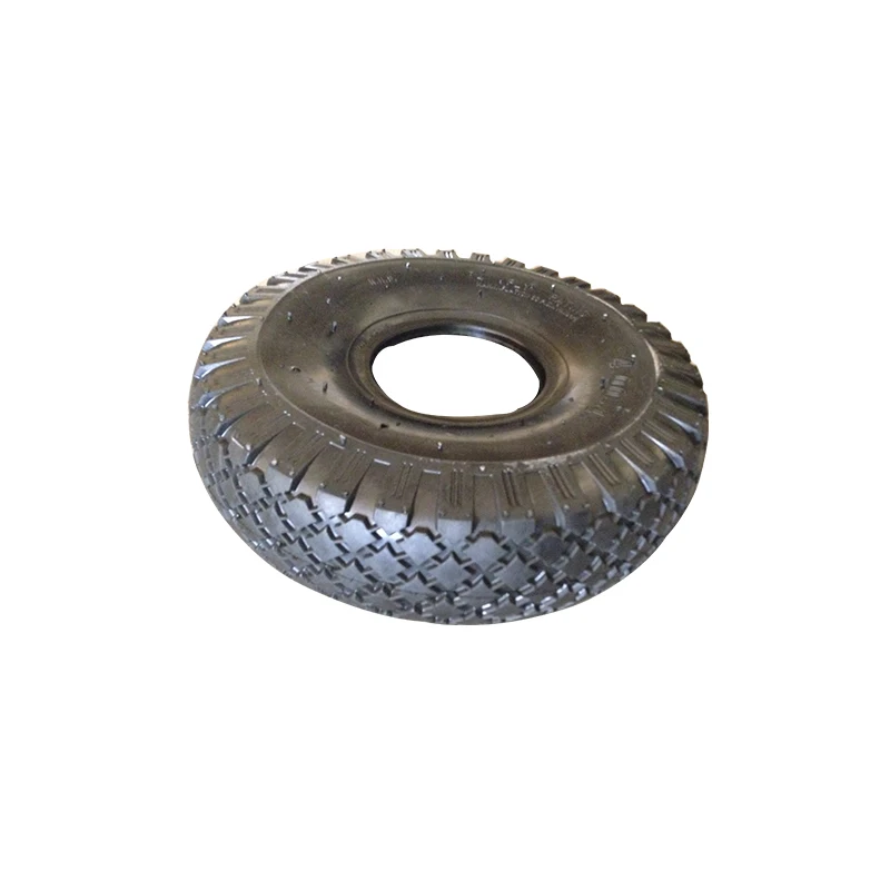 Wheel factory supply 10 ' small wheelbarrow wheel tire rubber wagon tyre 3.00-4 260x85