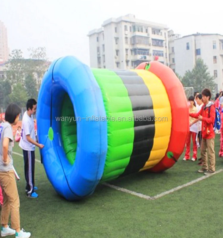 inflatable water roller Inflatable floating water games inflatable walking land roller