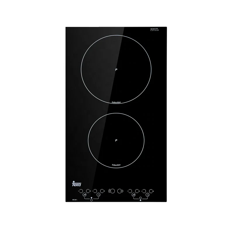 
HD3001 All Metal Housing Material Domino Two Burners Vitro Ceramic Hob 