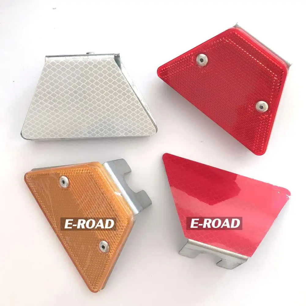 Ограждение для поручней, белый, желтый, красный цвет, трапециевидная форма, ограждение шоссе, металлические штамповочные детали, ограждение, отражатель