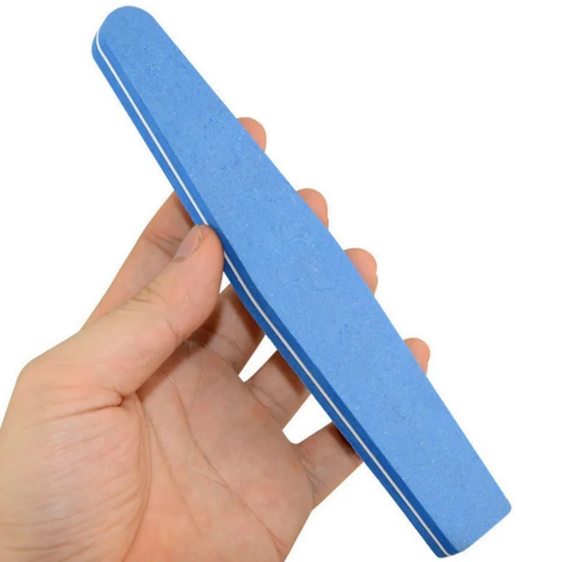 100/180 Grit Professional Manicure Buffing Polisher Tool 6 Colors Diamond Sponge Nail File Buffer