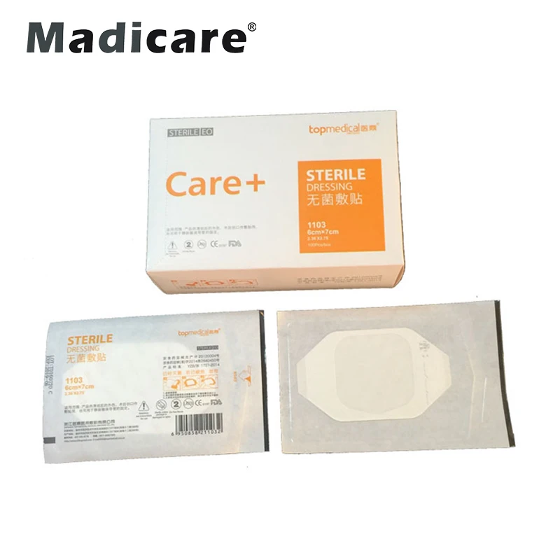 adhesive wound dressing waterproof transparent