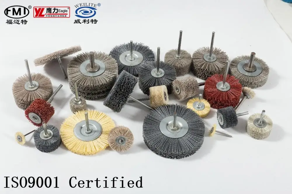 FMT Deburring Polishing Cleaning  Industrial Wheel Brush with Thread(7)