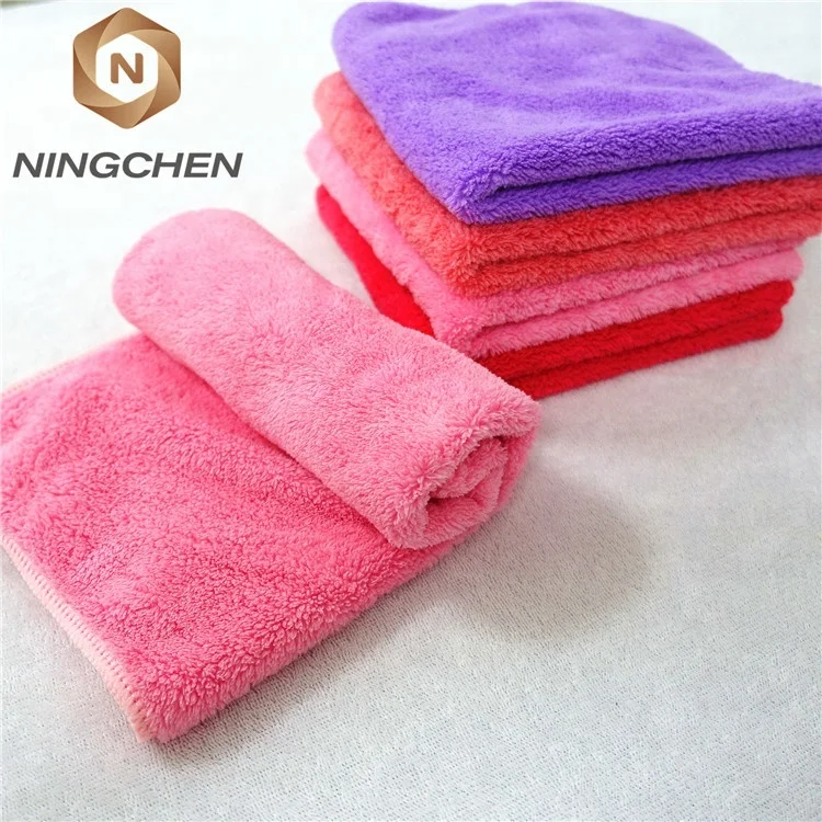 Coral fleece fabric 80% cotton 20% polyester Coral fleece fabric 80% cotton 20% polyester Plush Microfiber Car Cleaning Cloth