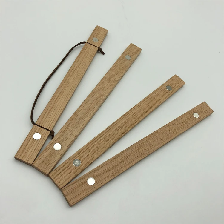 
2019 Top Selling With Best Price Oak Wood Magnetic Poster Hanger For Wall Decoration Wall Art Frame Wood Frame 