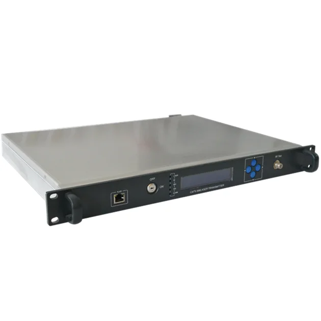 1310 optical transmitter/RF 1550nm externally modulated fiber optic transmitter with AGC