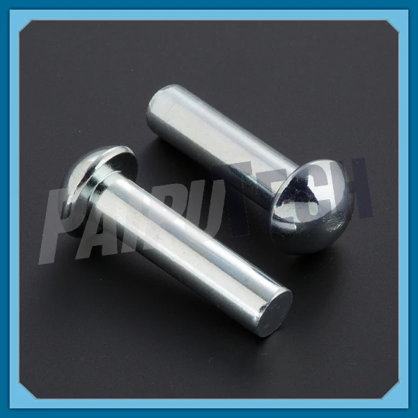 Заклепки с круглой головкой ASME/ANSI B18.1.1 используют сталь/нержавеющая сталь/латунь/алюминий