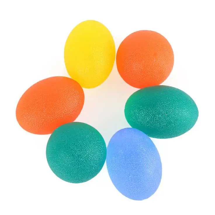 
Hot Selling Soft Gel Men&Women Hand and Finger Strength Training Grip Ball, Hand Muscle Exercise Round Squeeze Ball 