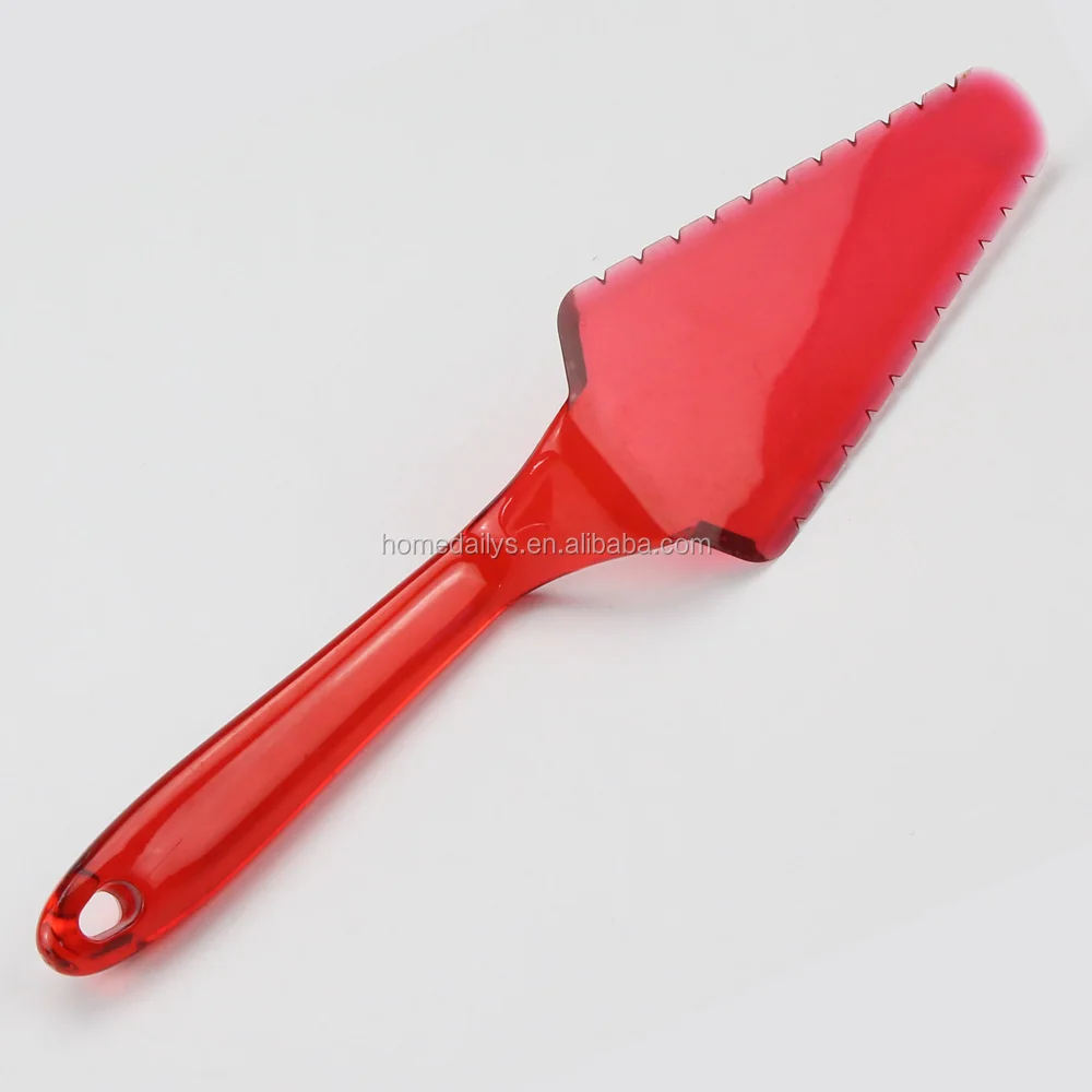 Transparent PS Pizza or Pie Server,Cake Cutter Slicer,Cheese Knives