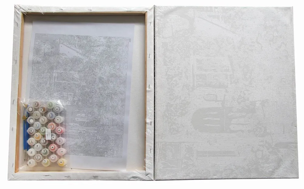 PAINTBOY 40*50 yiwu factory supply diy digital oil painting by numbers on canvas for kits for bedroom decoration