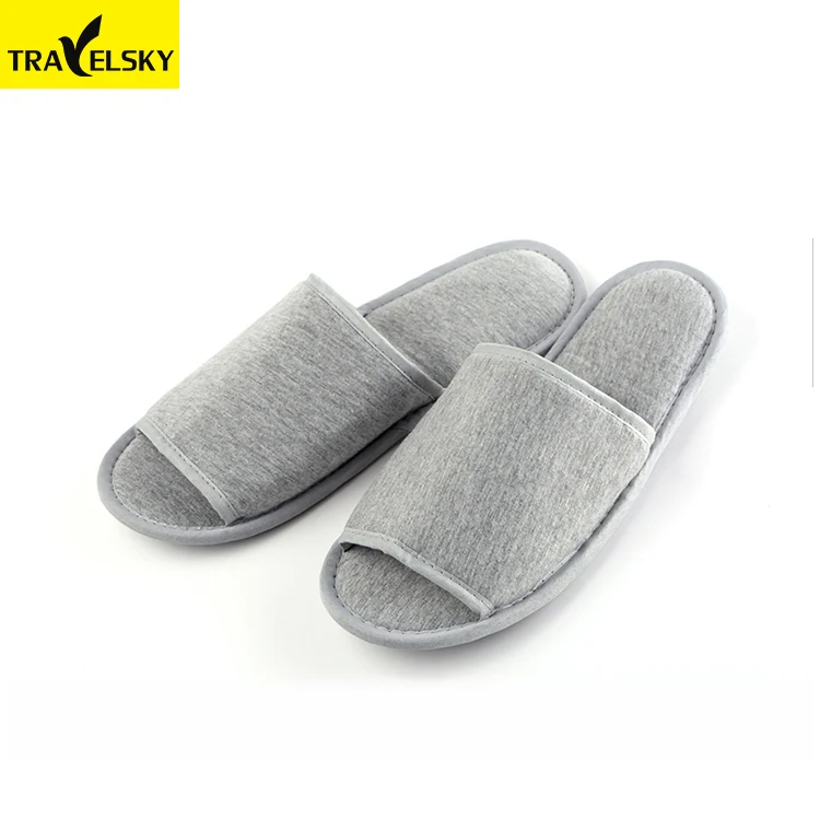 Travelsky Cheap personalized disposable hotel traveling foldable women winter indoor wholesale hotel slippers