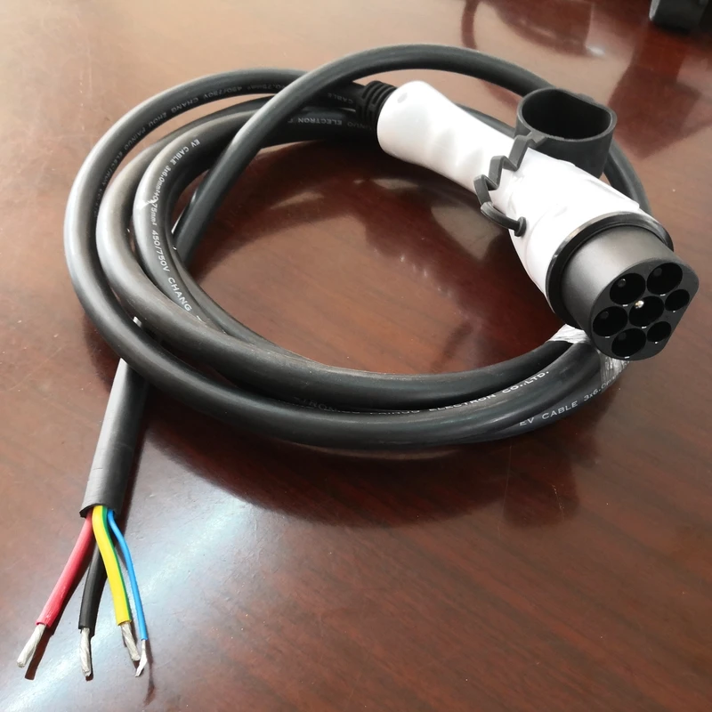 Автомобиль зарядное устройство чехол мощность 32A 3 фазы Тип 2 EV устройство для быстрой зарядки