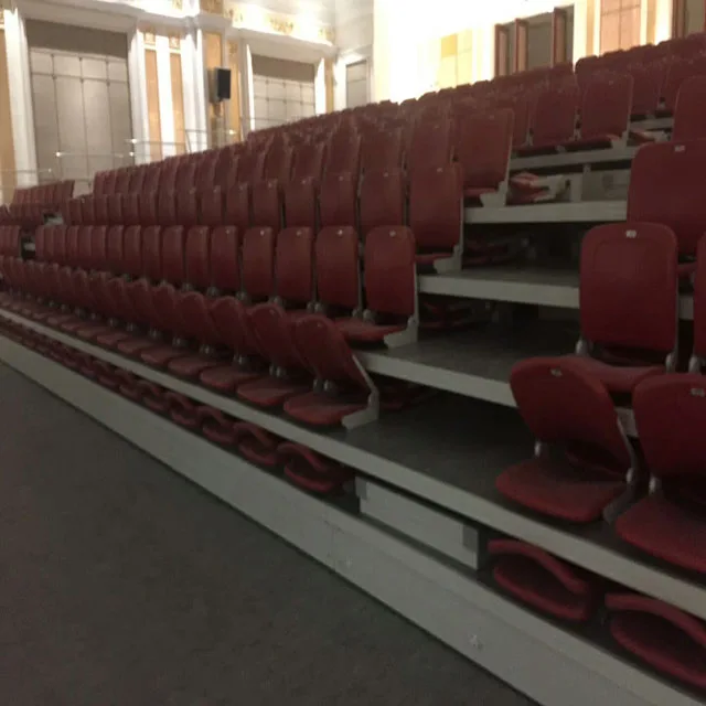 Sport portable telescopic grandstand retractable tribune seats