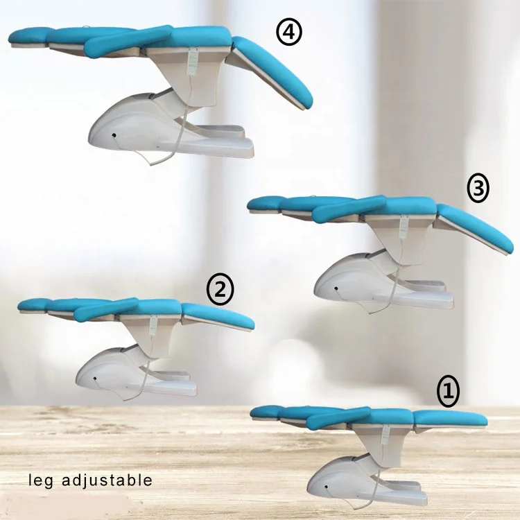 High quality new full body blue facial cosmetic thai electric spa table massage bed