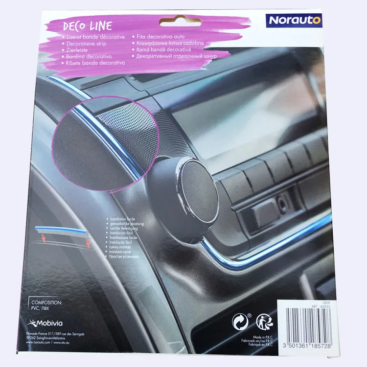 Auto Moulding Trim Strip Line Plastic Protection Car Interior Door Edge Decoration Trim