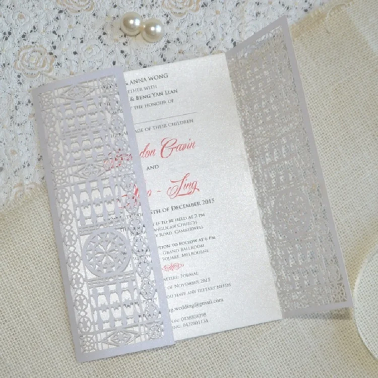 
2020 latest hot sale cheap invitation card design for wedding party 