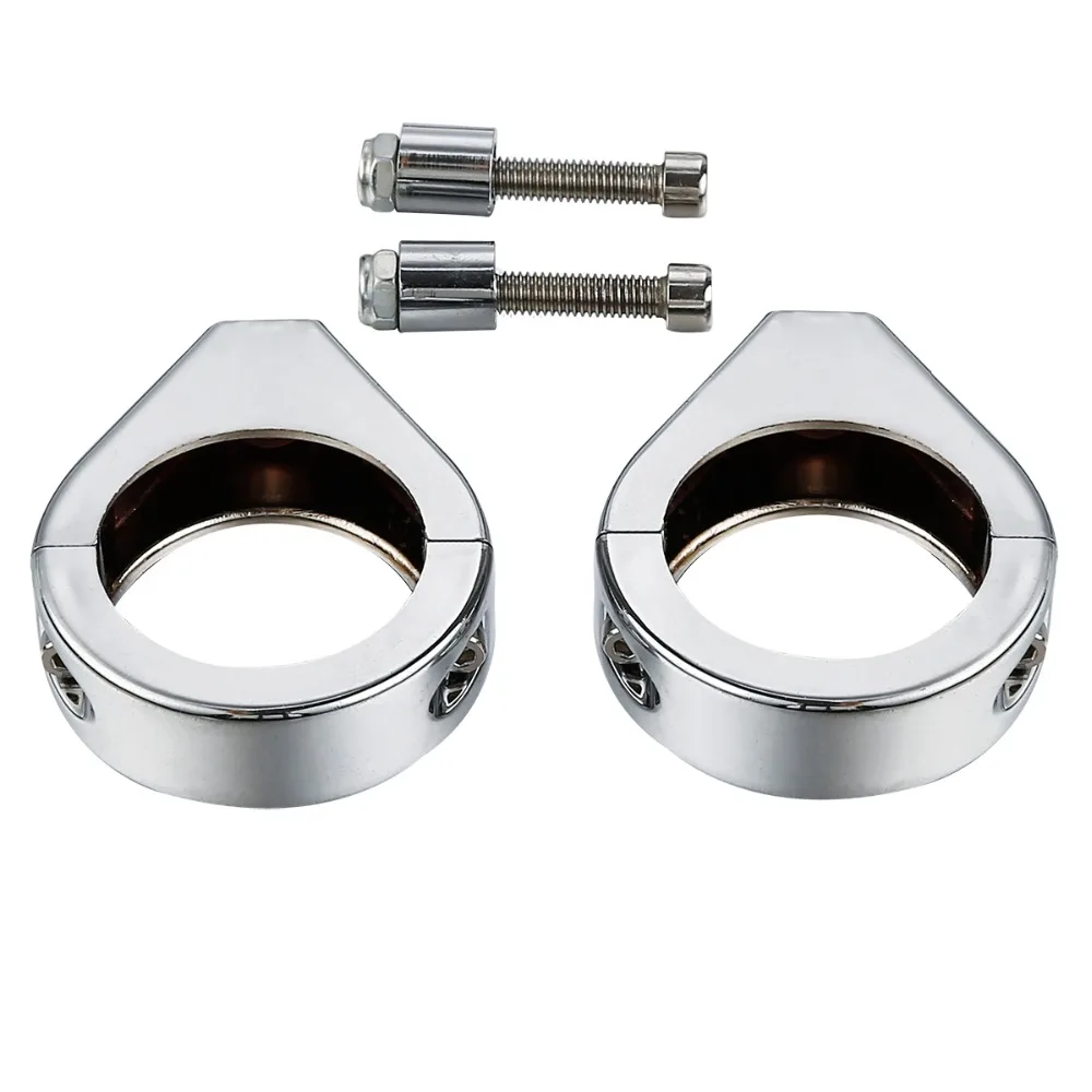 TCMT 41mm Fork Clamps Turn Signal Mount Bracket For Harley Softail Fatboy Night Train XX-302-01-E