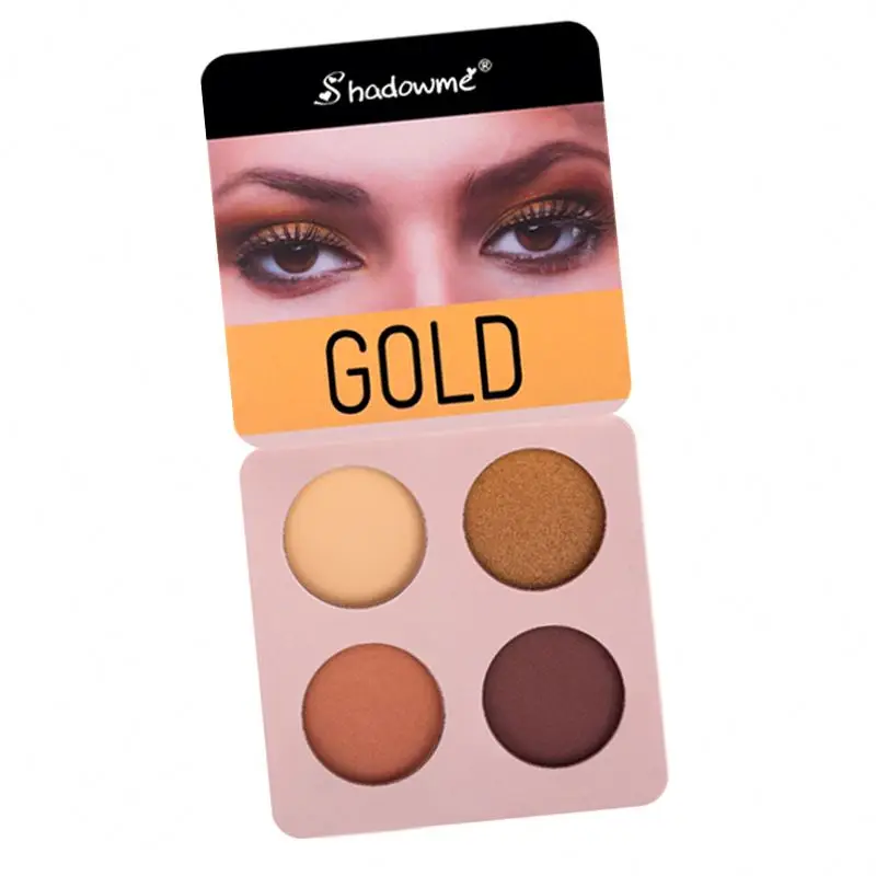 4 Colors waterproof Portable Long lasting Eye shadow Palette set