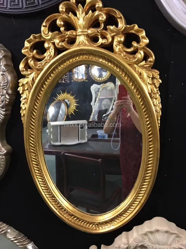 Gold color/European style PU mirror&photo frame