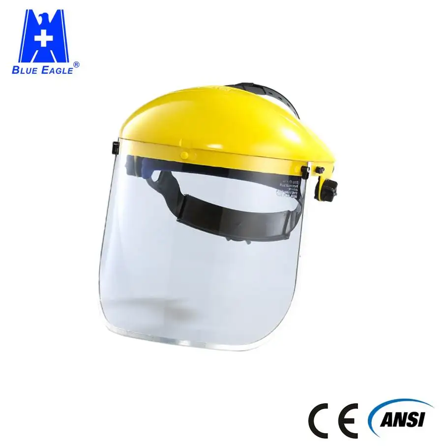 Taiwan Manufacturer EN166 ANSI Z87.1 Safety Eye Protection Anti-fog Face Shield Mask