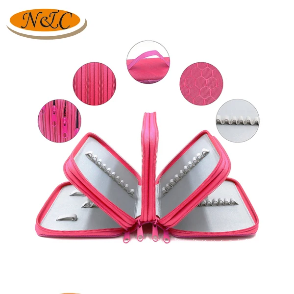 2022 Alibaba new supplier wholesale multi-layer zipper pencil case