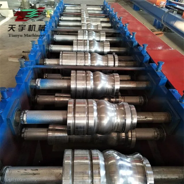 Square downspout roll forming machine rain gutter making machine