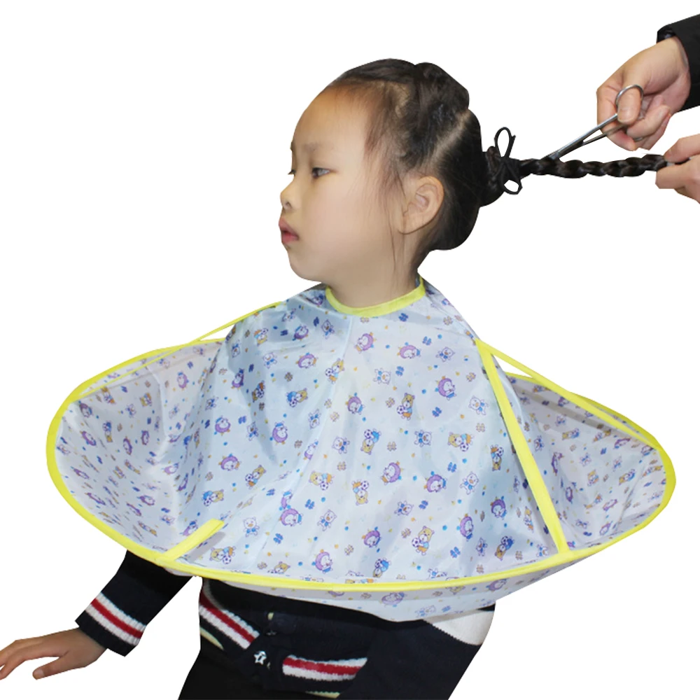 Barber Cloak Hair Cutting Cloak Gown Umbrella Nylon Hair Salon Cape Hairdresser Haircut Bib Apron