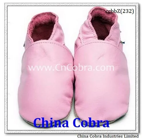 
CHINA COBRA high quality soft sole leather baby shoes baby moccasins 